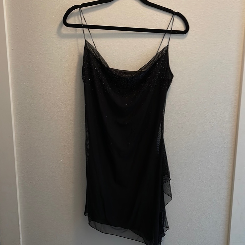 Vintage Guess Collection Mini Black Dress Size Small